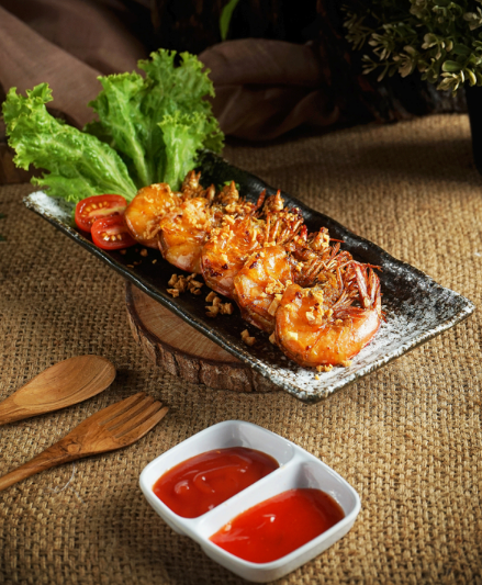Nasi Udang Bumbu Kuning